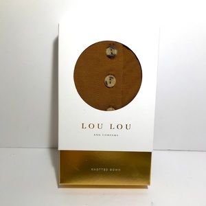 Lou Lou And Company Knotted Gown sz 3 Months DYLAN Brown Neutral Boho NEW